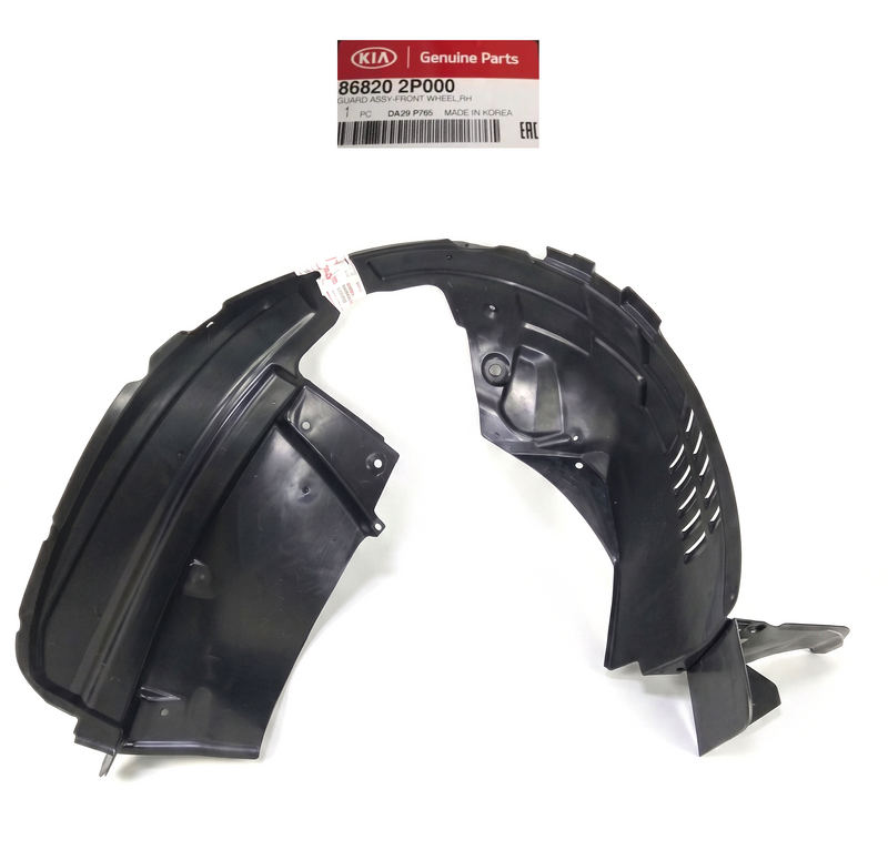 WHEEL GUARD FRONT RIGHT SIDE 2009-11 KIA SORENTO OEM 868202P000