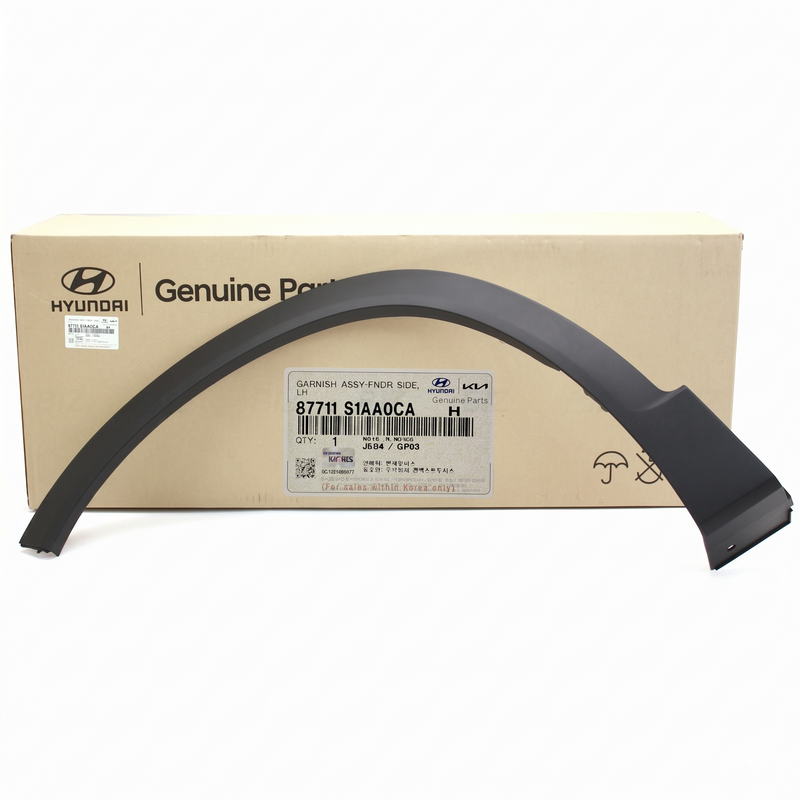 Genuine Front Fender Wheel Molding LEFT Driver Side OEM Santa Fe 2021-2023