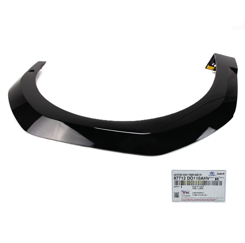 Genuine Fender Side Garnish RH Passenger 87711DO110AHV 87712DO110AHV for Kia EV9