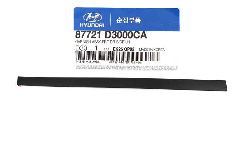 Genuine Front Door Lower Molding LEFT LH for 16-21 Hyundai Tucson 87721-D3000CA