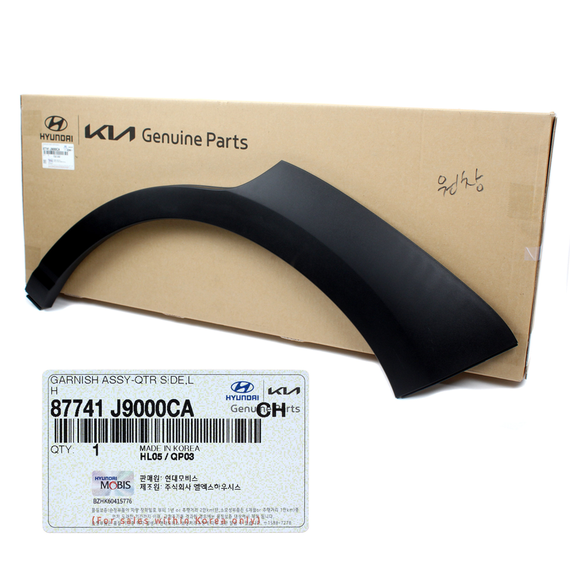 Genuine Rear Fender Molding Wheel Flare Garnish 18-23 Kona Driver Side