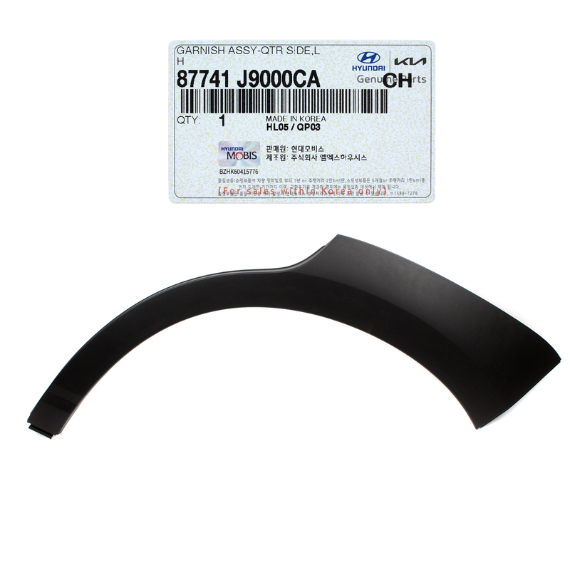 Genuine Rear Fender Molding Wheel Flare Garnish 18-23 Kona Driver Side