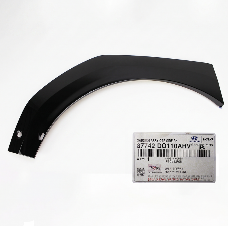 OEM REAR QUARTER Molding Garnish RIGHT 2024-2025 Kia EV9 GT 87742DO110AHV