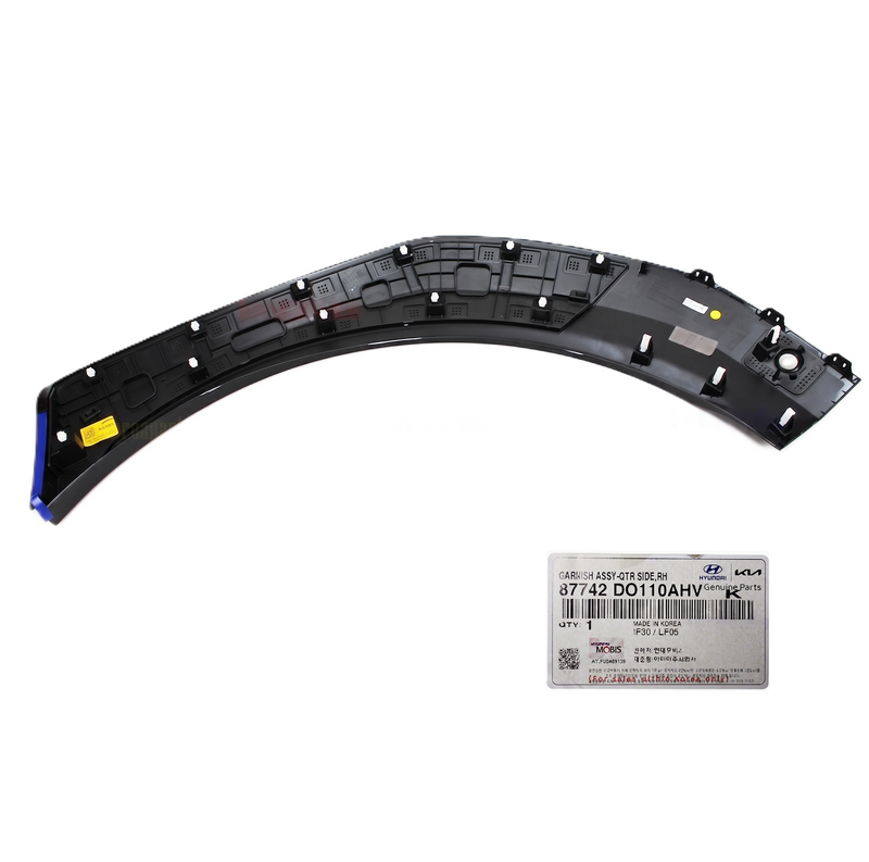 OEM REAR QUARTER Molding Garnish RIGHT 2024-2025 Kia EV9 GT 87742DO110AHV