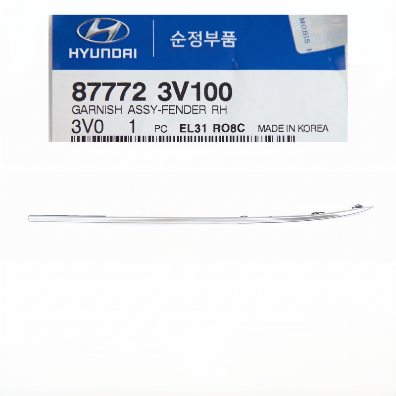 Genuine Fender Molding Right Passenger Side (Satin) 2012-2017 Hyundai Azera