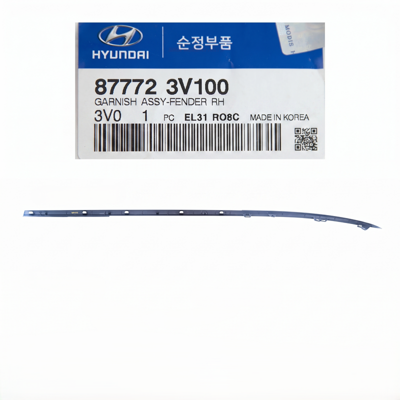 Genuine Fender Molding Right Passenger Side (Satin) 2012-2017 Hyundai Azera