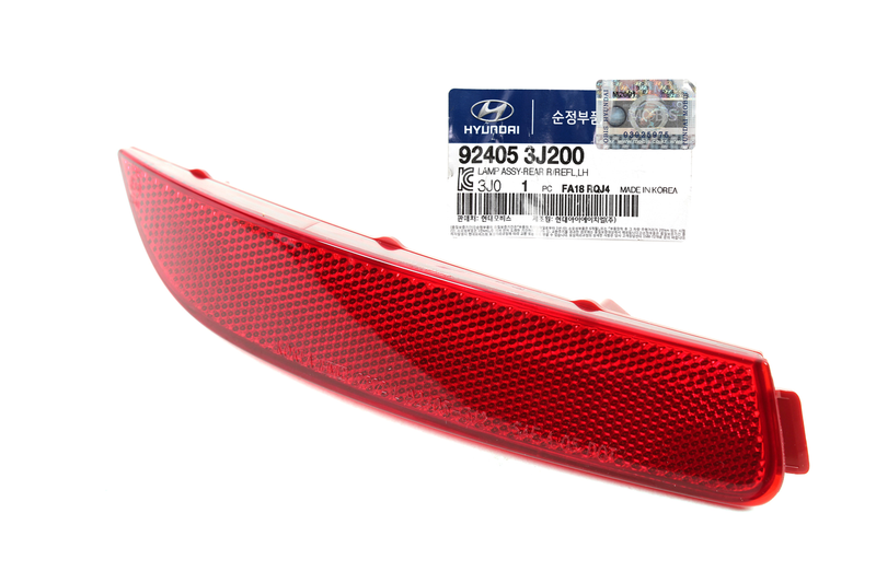 GENUINE Reflector Rear Bumper DRIVER LEFT for 07-12 Hyundai Veracruz 92405-3J200