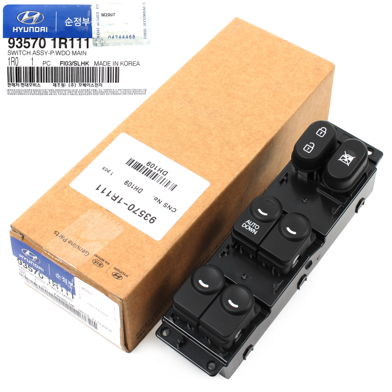Power Window Main Switch for 2013-2017 Hyundai Accent OE# 93570-1R111