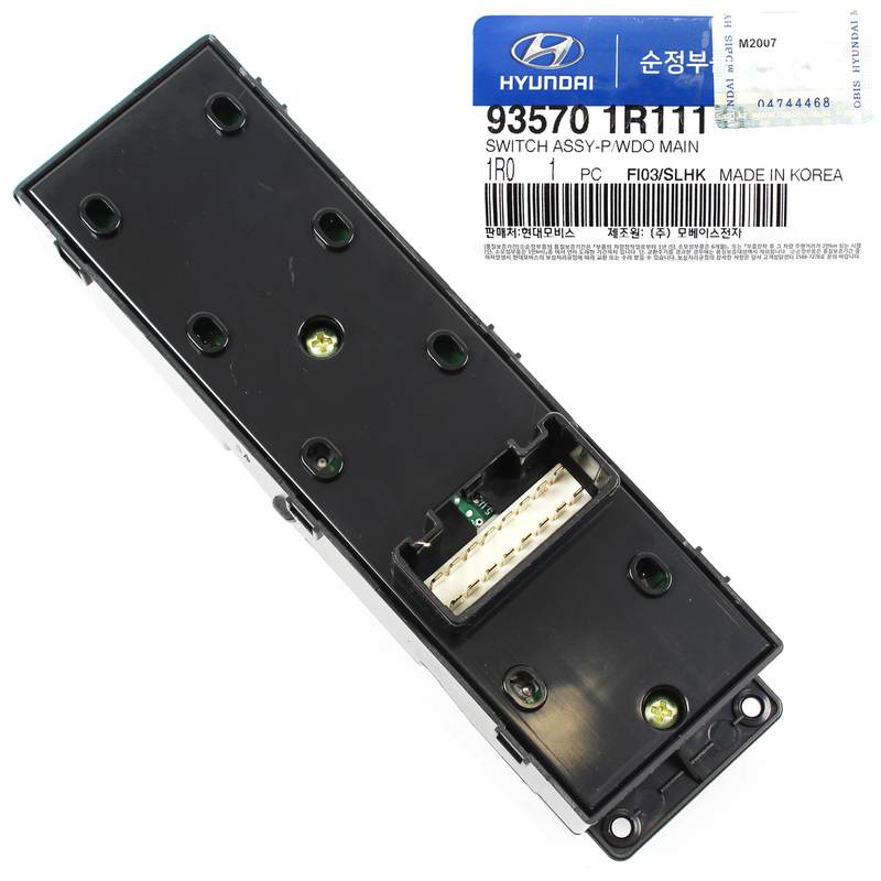 Power Window Main Switch for 2013-2017 Hyundai Accent OE# 93570-1R111