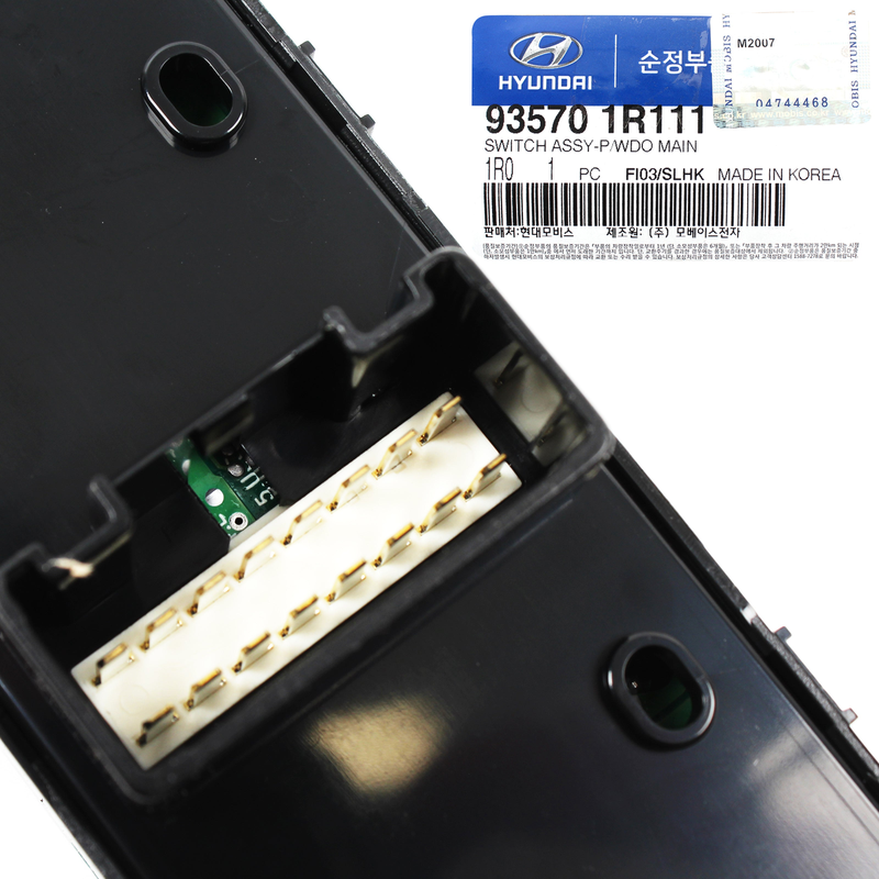 Power Window Main Switch for 2013-2017 Hyundai Accent OE# 93570-1R111