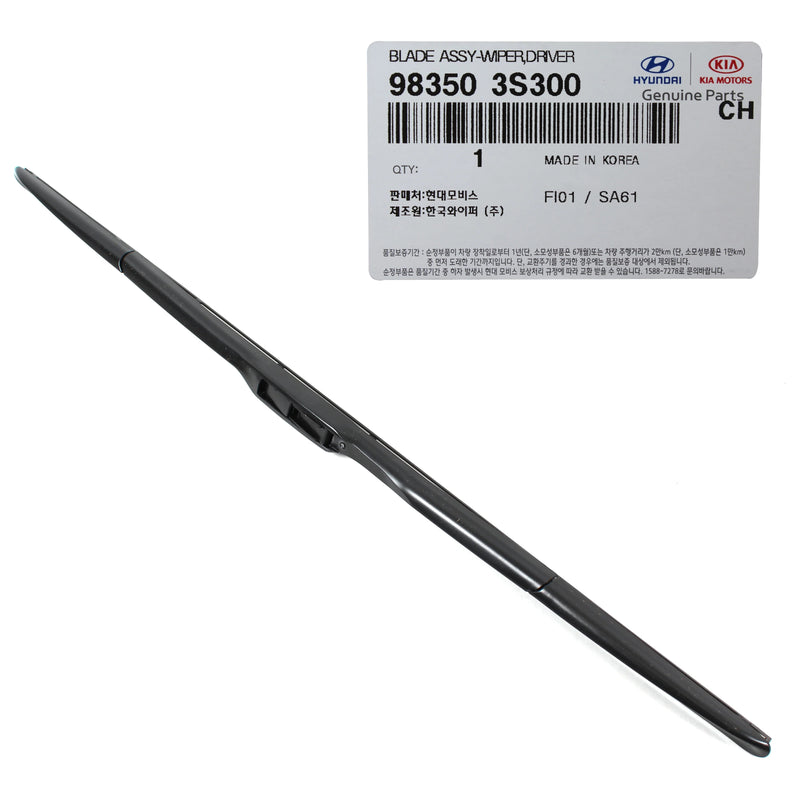 Genuine Wiper Blade Driver Side For 2011-2019 Ioniq Sonata Veloster 983503S000