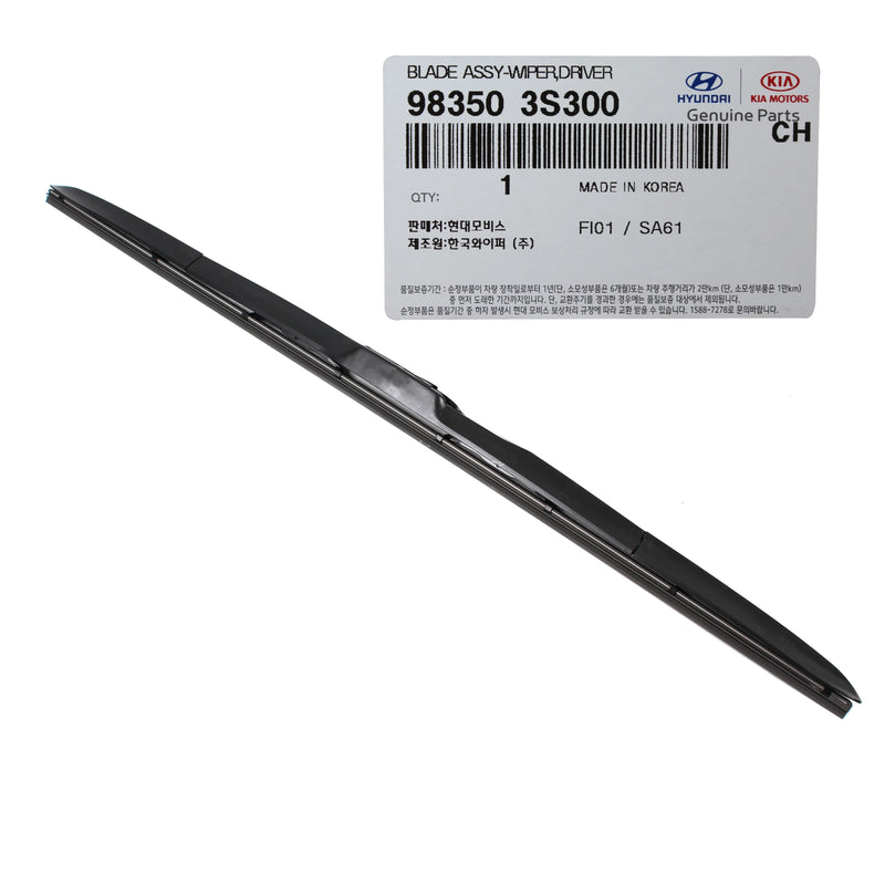 Genuine Wiper Blade Driver Side For 2011-2019 Ioniq Sonata Veloster 983503S000