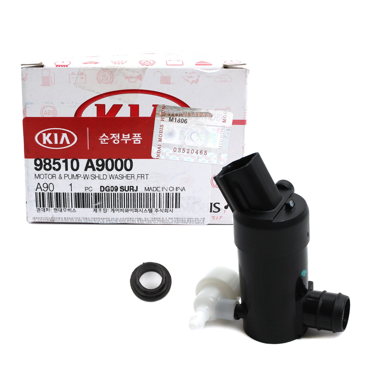OEM Windshield Washer Pump  & Grommet for 16-21 Kia Sedona Sorento 98510A9000