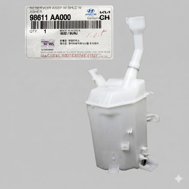 Genuine Windshield Washer Reservoir Tank 2021-2023 Hyundai Elantra 98611AA000