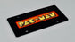 Pac-Man Black Acrylic License Plate Frame - Official Licensed Product by Bandai Namco