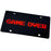 Pac-Man GAME OVER Black Acrylic License Plate Frame - Official Licensed Product by Bandai Namco