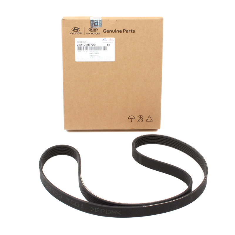 GENUINE Serpentine Belt For Kia Forte Koup Forte5 Optima Soul 14-21 252122B720