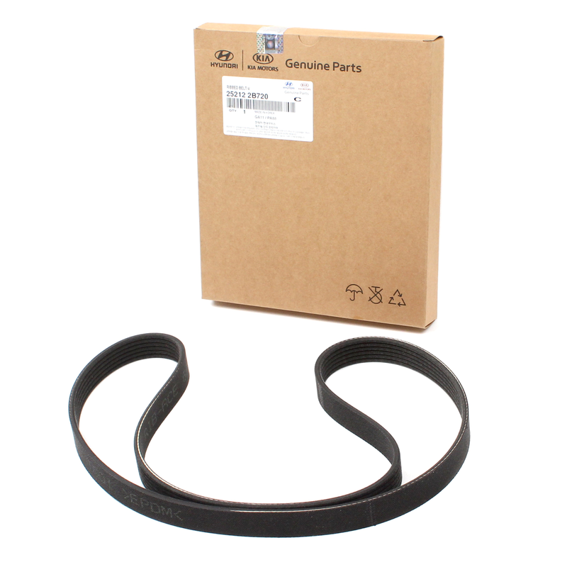 GENUINE Serpentine Belt For Kia Forte Koup Forte5 Optima Soul 14-21 252122B720