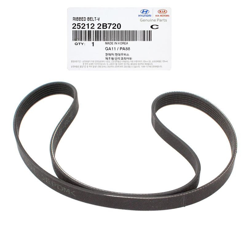 GENUINE Serpentine Belt For Kia Forte Koup Forte5 Optima Soul 14-21 252122B720