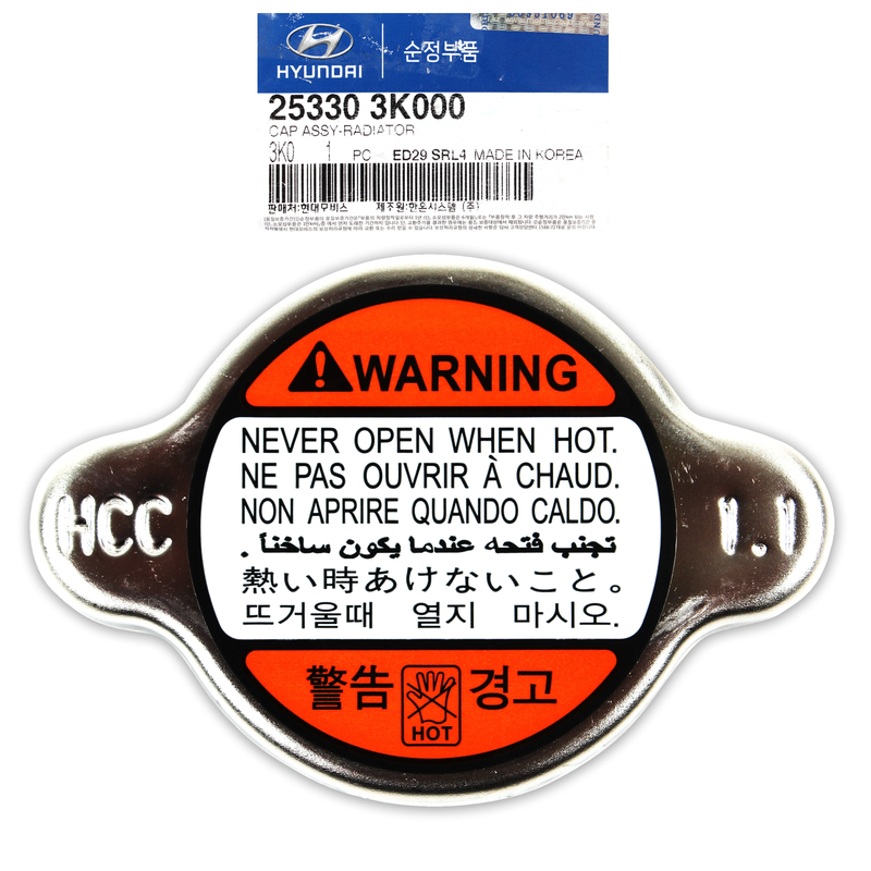 RADIATOR CAP for 1999-2013 HYUNDAI KIA OEM 253303K000
