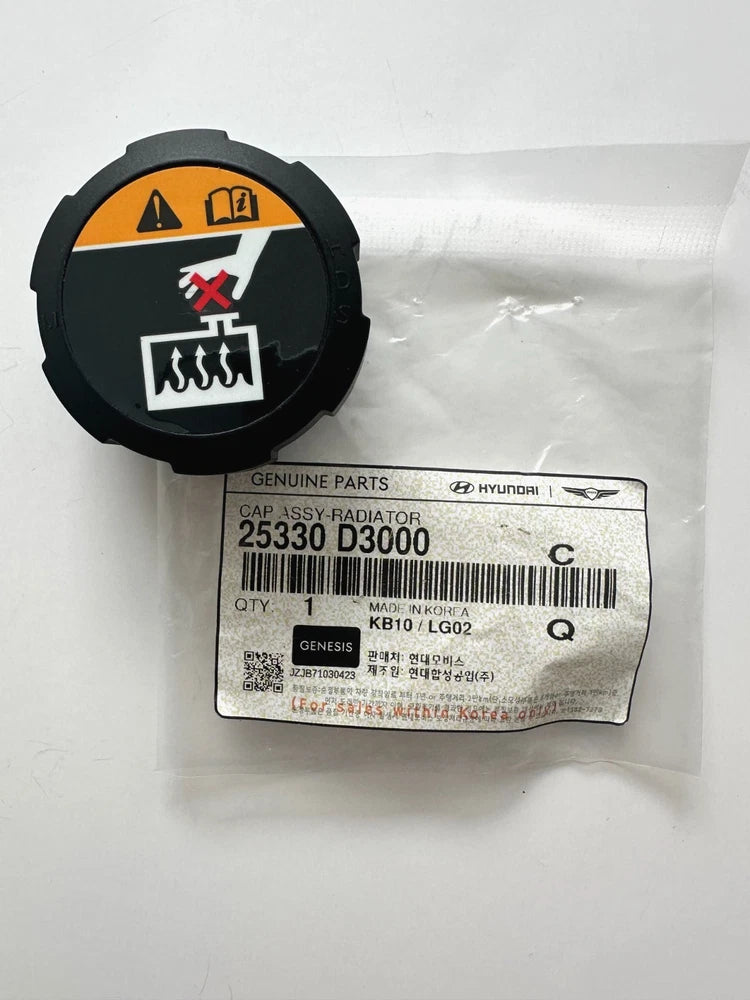 Genuine Coolant Reservoir Tank Cap OEM 2016-2022 HYUNDAI KIA 25330D3000
