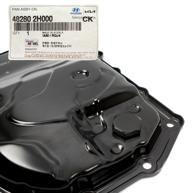 Trans Pan & Gasket for 18-23 Accent Elantra Kona Venue forte Rio Seltos Soul 482802H000