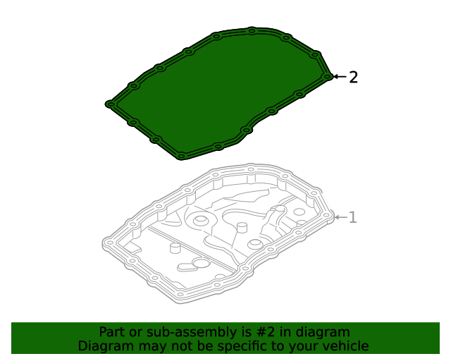Trans Pan & Gasket for 18-23 Accent Elantra Kona Venue forte Rio Seltos Soul 482802H000