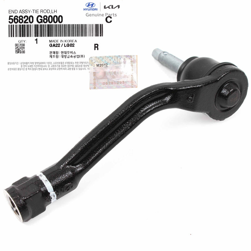 Tie Rod End LEFT for 18-22 Palisade Sonata Cadenza Optima 56820G8000