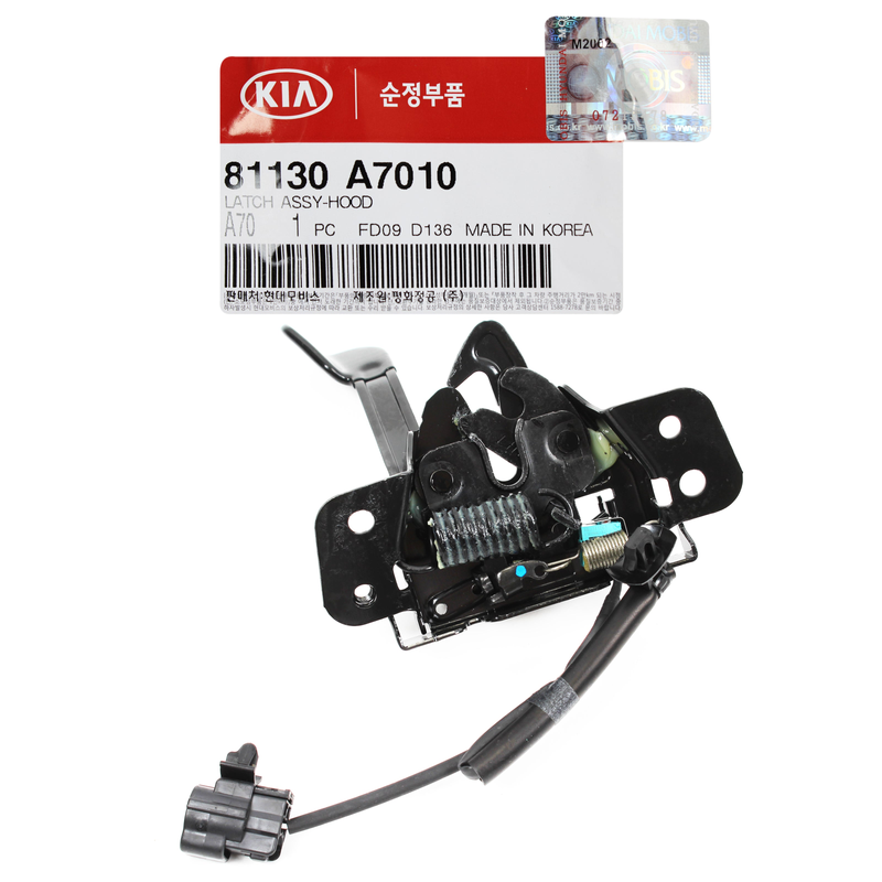 Hood Lock Latch for 2014-2016 Kia Forte 81130A7000 81130A7010