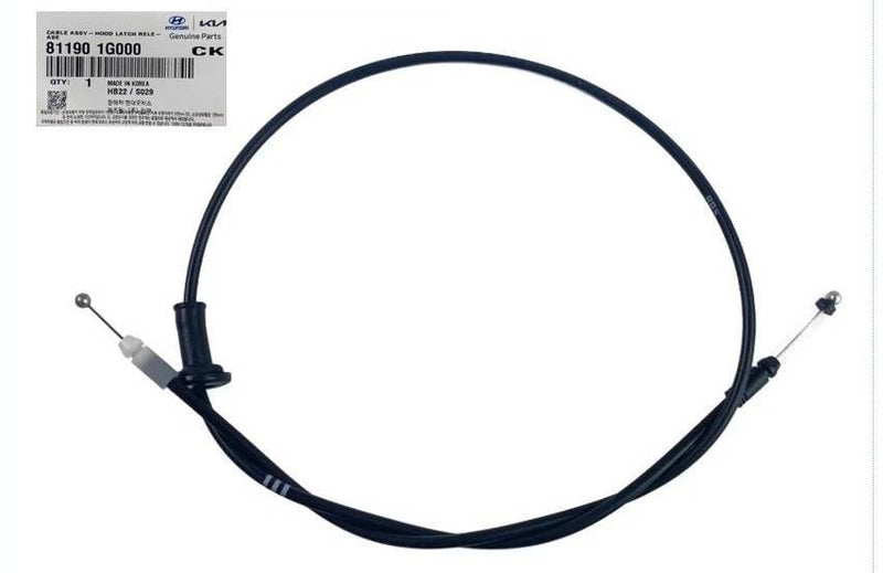 Genuine HOOD LATCH RELEASE CABLE FOR 2006-2011 RIO 811901G000