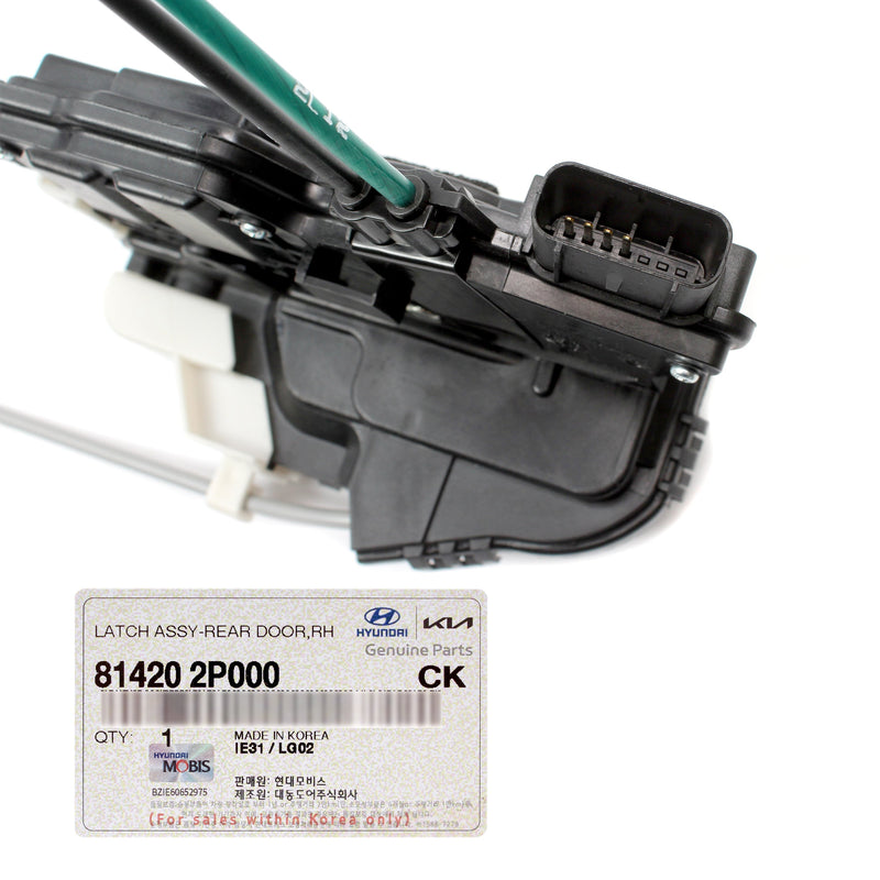 Door Lock Actuator REAR RIGHT for 2011-2015 Kia Sorento 814202P000