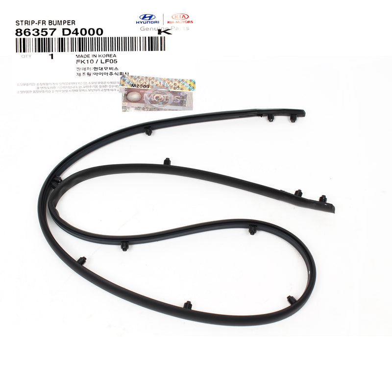 Front Bumper Upper Strip Rubber Seal for 2017-20 Kia Optima 86357D4000