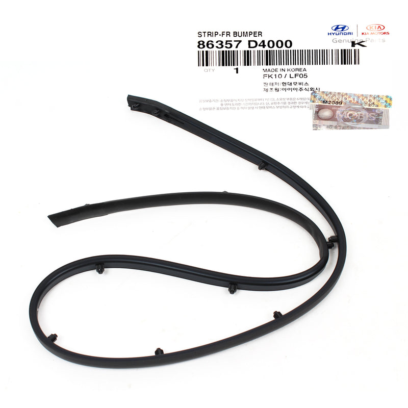 Front Bumper Upper Strip Rubber Seal for 2017-20 Kia Optima 86357D4000