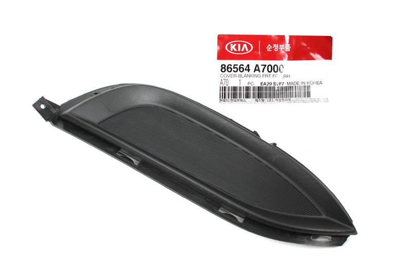 Genuine Front Fog Lamp Hole Cover RIGHT for 14-16 Kia Forte Sedan 86564A7000