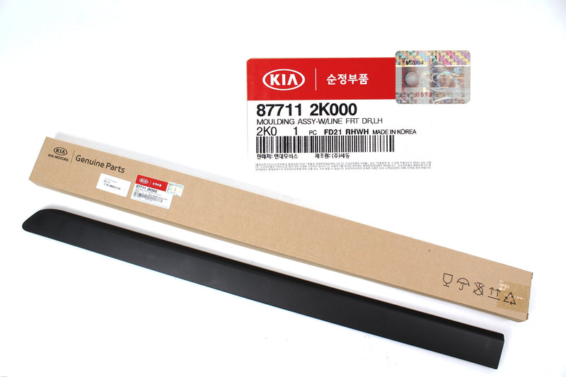 Front Door Side Molding LEFT DRIVER for 2010-2013 Kia Soul 877112K000