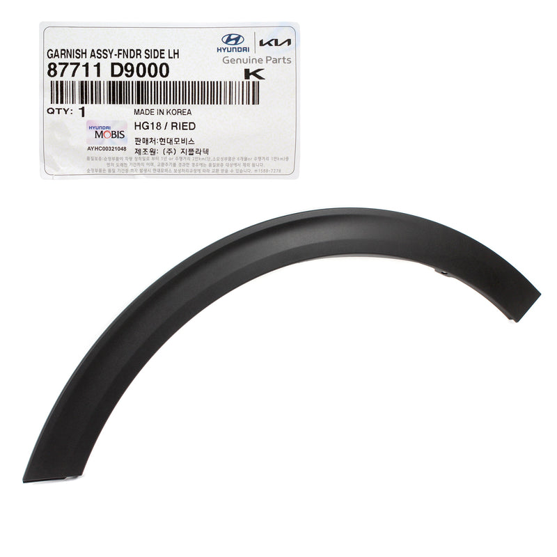 Front Fender Flare Molding LEFT for 2017-2022 Kia Sportage 87711D9000