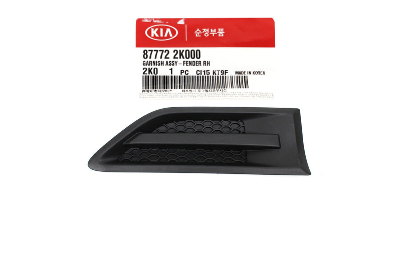 Front Fender Molding Right PASSENGER side GENUINE 877722K000 KIA SOUL 2010-2013