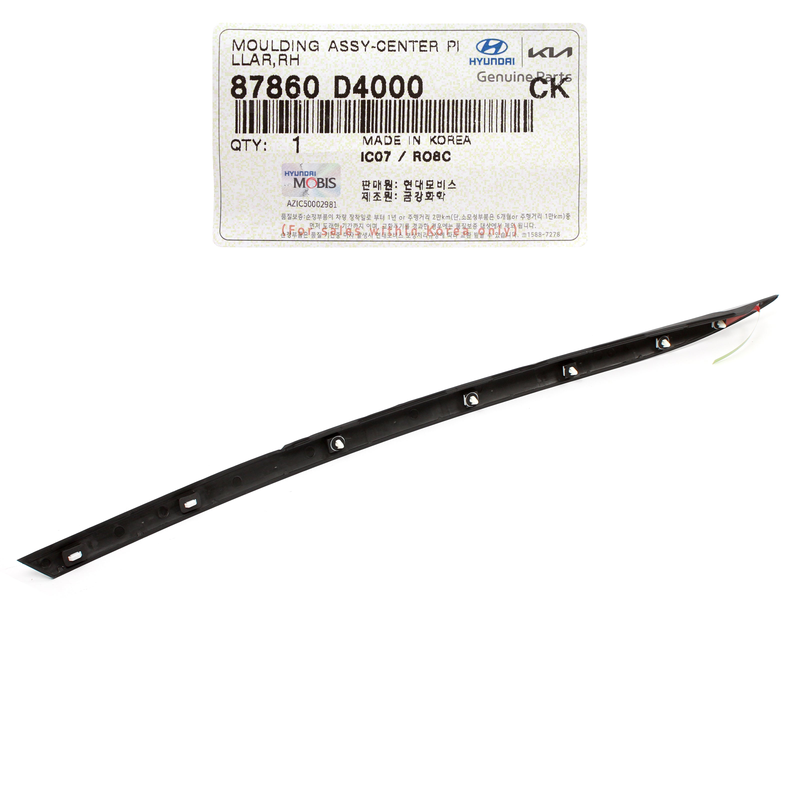 Genuine OEM Kia 87860 D4000 RH Passenger Rear Pillar Molding 2016-2020 Optima