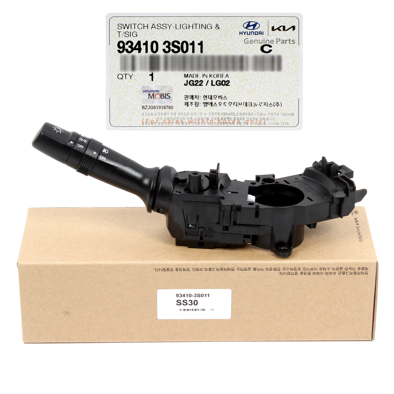Genuine Headlight Turn Signal Switch for 2011-18 Hyundai Kia Models 93410-3S011