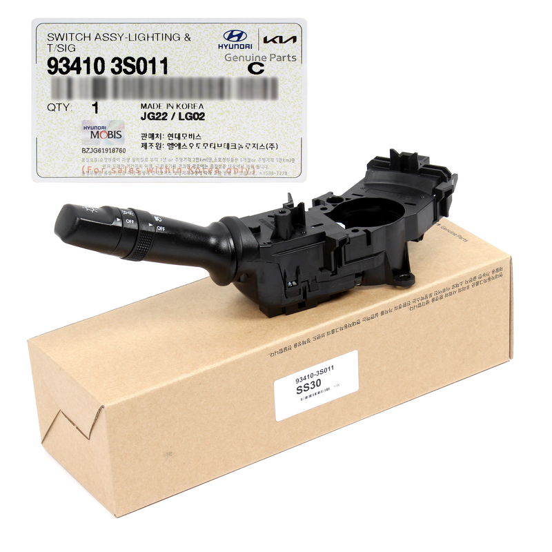 Genuine Headlight Turn Signal Switch for 2011-18 Hyundai Kia Models 93410-3S011