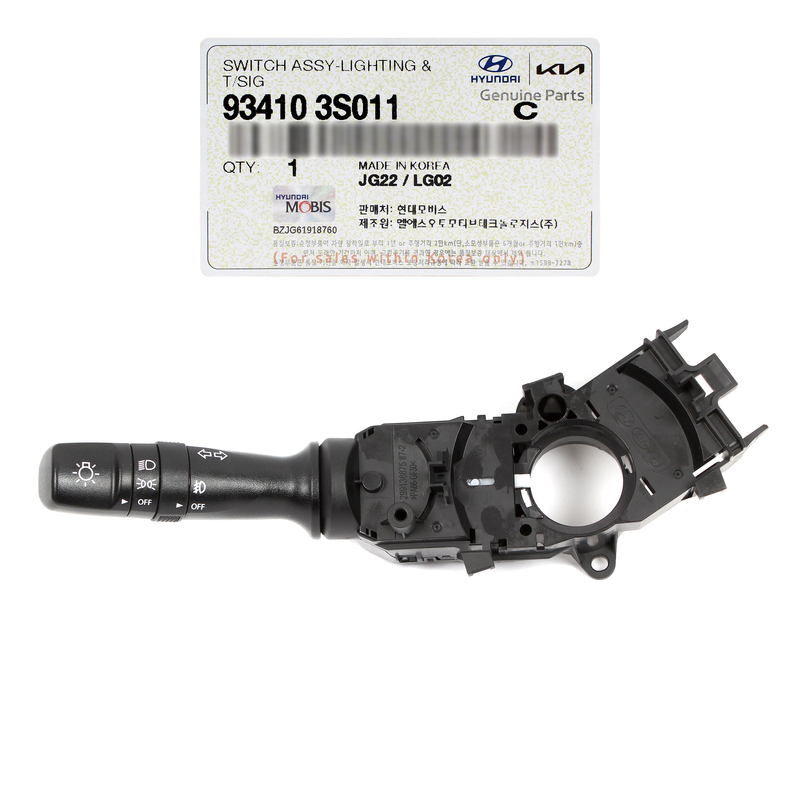 Genuine Headlight Turn Signal Switch for 2011-18 Hyundai Kia Models 93410-3S011