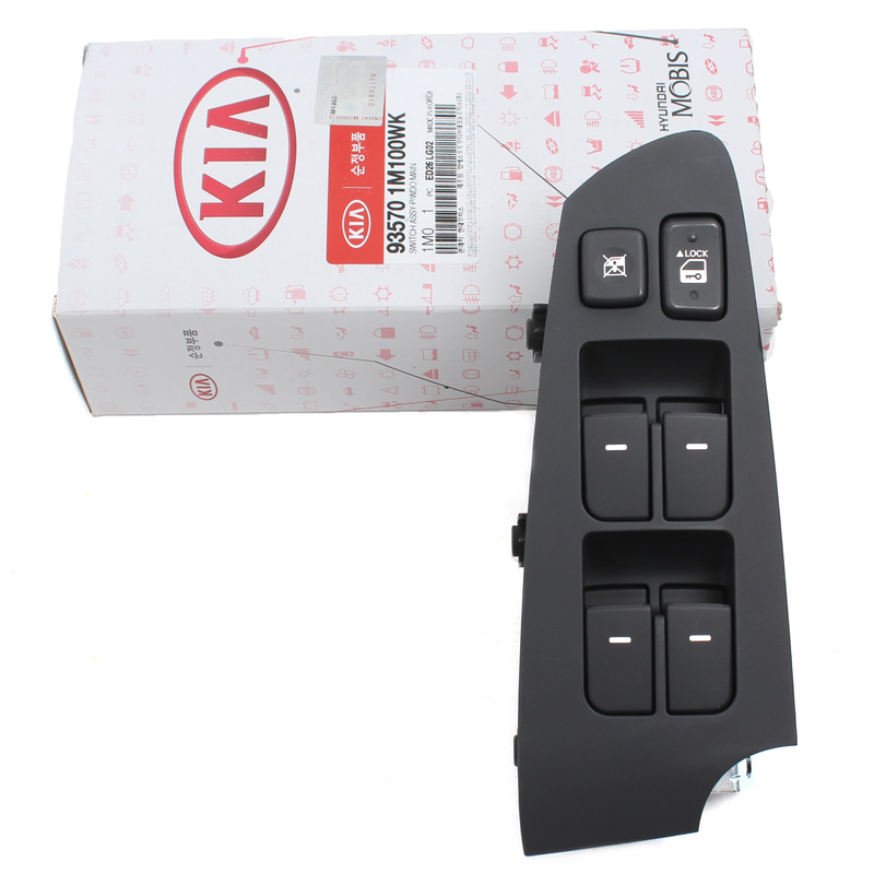 Power Window Switch Front Driver Left Side For 2010-2013 Kia Forte 935701M100WK