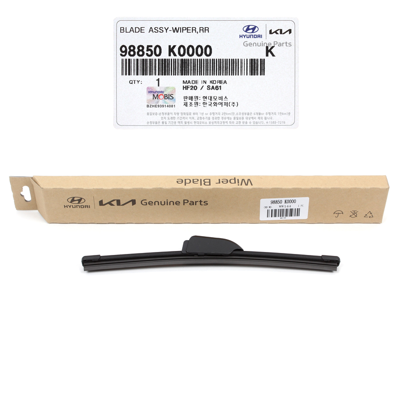 REAR Wiper Blade for 2019 2020 2021 2022 Kia Soul 98850K0000