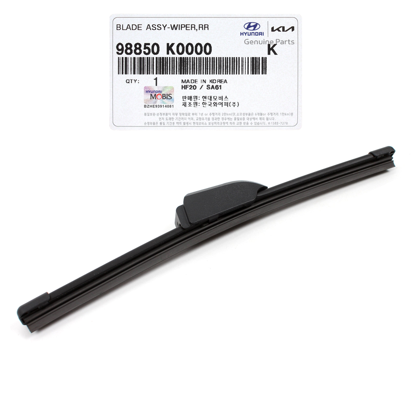 REAR Wiper Blade for 2019 2020 2021 2022 Kia Soul 98850K0000