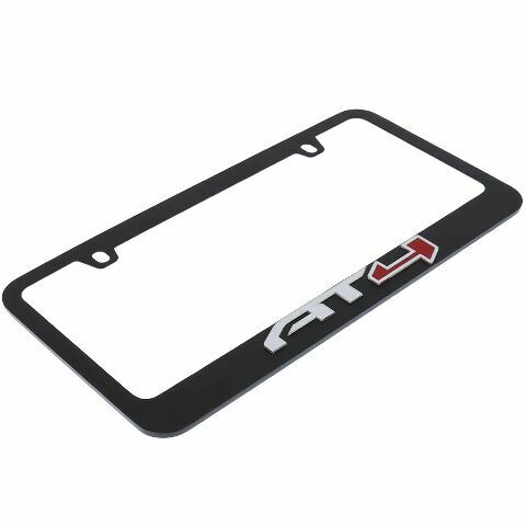 Eurosport Daytona Black License Plate Frame for GMC AT4