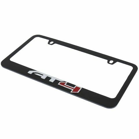 Eurosport Daytona Black License Plate Frame for GMC AT4