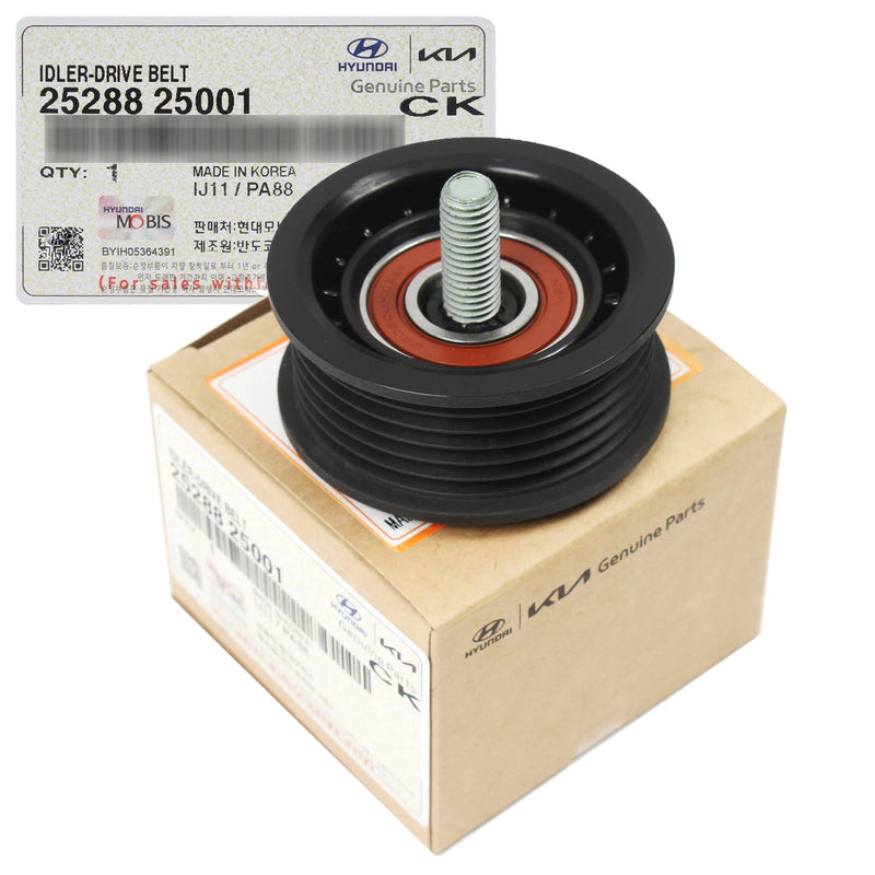 BELT IDLER PULLEY GENUINE FOR VARIOUS HYUNDAI KIA 2010-2016 2528825001
