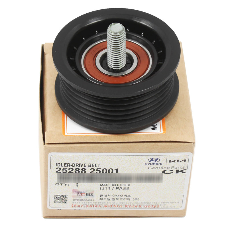 BELT IDLER PULLEY GENUINE FOR VARIOUS HYUNDAI KIA 2010-2016 2528825001