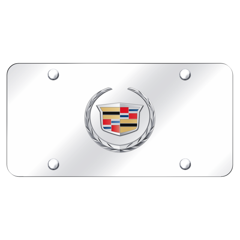 Au-Tomotive Gold, Cadillac (New) Logo Chrome/Chrome Plate