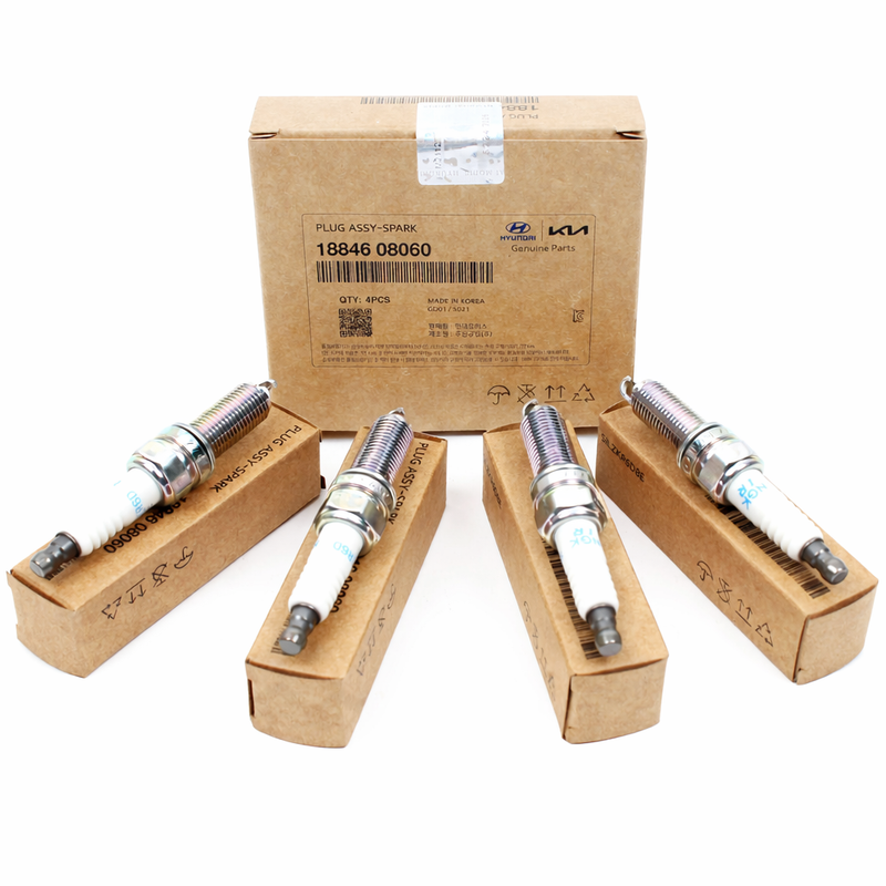 Iridium Spark Plugs for 13-20 Elantra Kona Sonata Tucson Veloster 1.6L Turbo 4pc